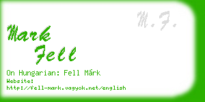 mark fell business card
